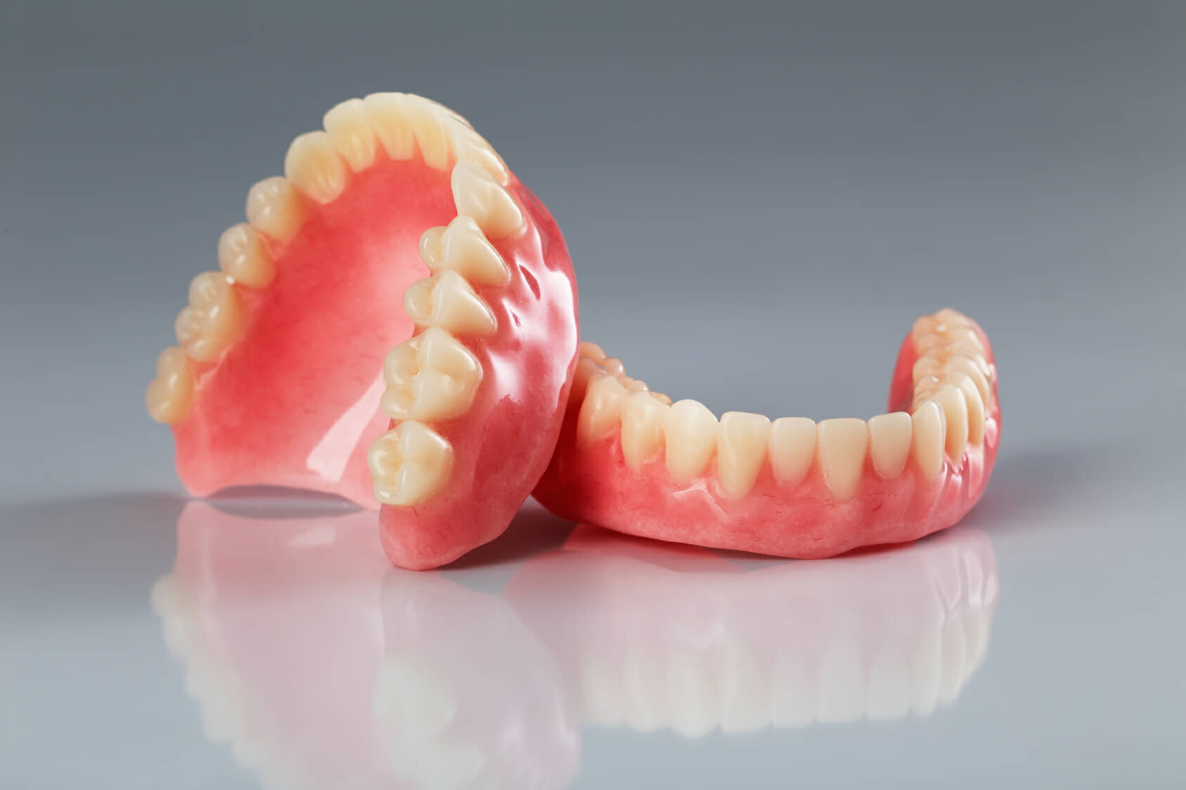 Removable acrylic denture